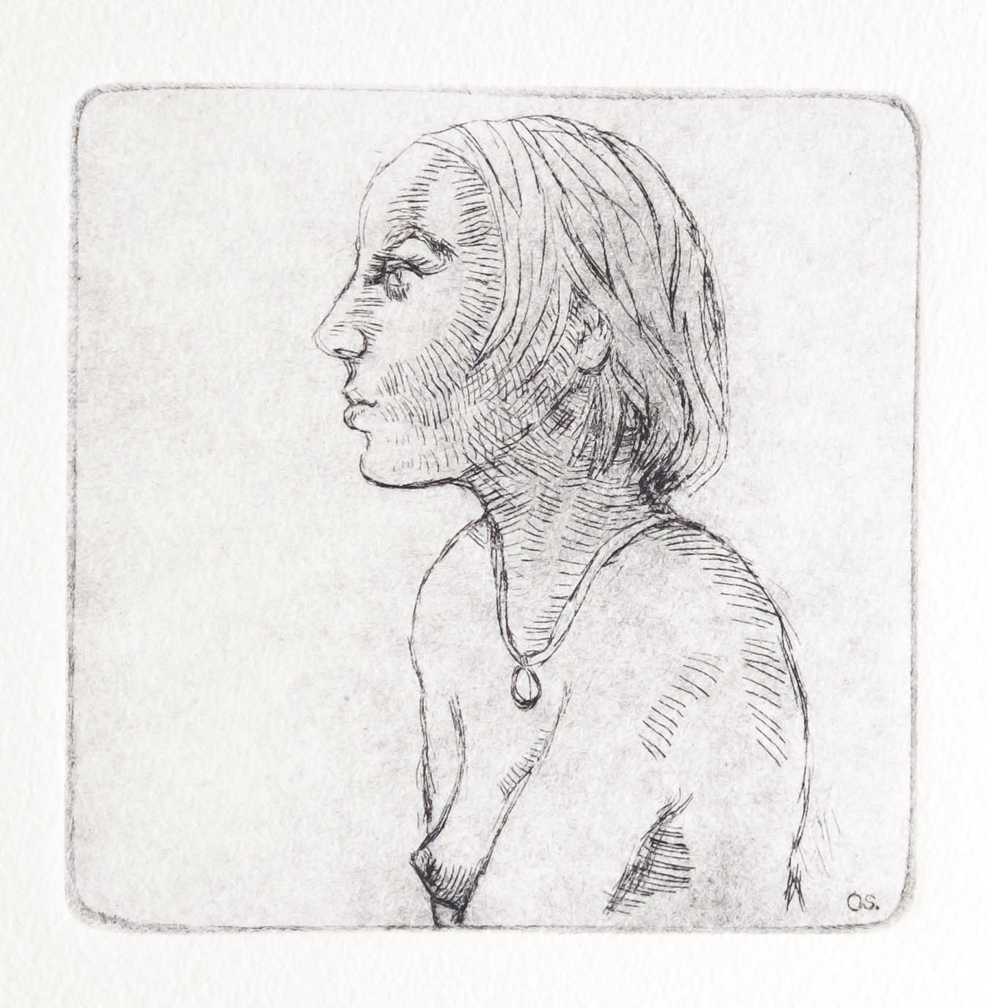 Seated Woman En Profil&nbsp;𓂀 Sahra</br>Year of Inspiration: 1999/2000